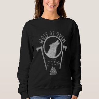 Sweatshirt Wolf Of Odin Asatru Heathenry Viking Personal Birt