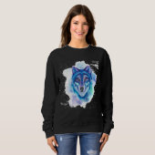 Sweatshirt Wolf Splash Wolf (Devant entier)