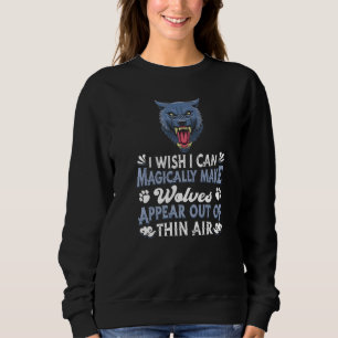 Sweatshirt Wolf Wildlife Magic Animal Magique Pack De Loups