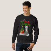 Sweatshirt Wolf Xmas Decorations Santa Wolf Christmas (Devant entier)