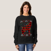 Sweatshirt Wolf     Xmas Lights Ugly Christmas Sweater (Devant entier)