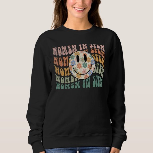 Sweatshirt Women in Stem Scientist Female Engineer Tech Attor (Devant)