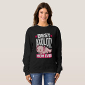 Sweatshirt Womens Axolotl Best Axolotl Mom Ever (Devant entier)