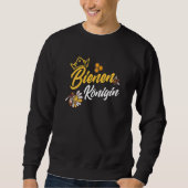Sweatshirt Womens Bee Queen (Devant)