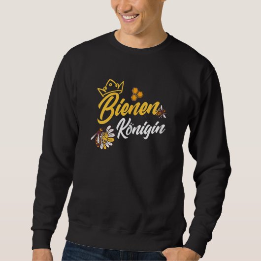 Sweatshirt Womens Bee Queen (Devant)