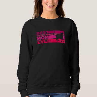 Sweatshirt Womens Best European Burmese Mom Ever