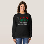 Sweatshirt Womens Black History Month Kids Proud African Prid (Devant entier)
