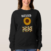 Sweatshirt Womens blessed mimi granny (Devant)