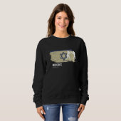 Sweatshirt Womens Boxing Israel Combat Sports Fighter Boxing  (Devant entier)