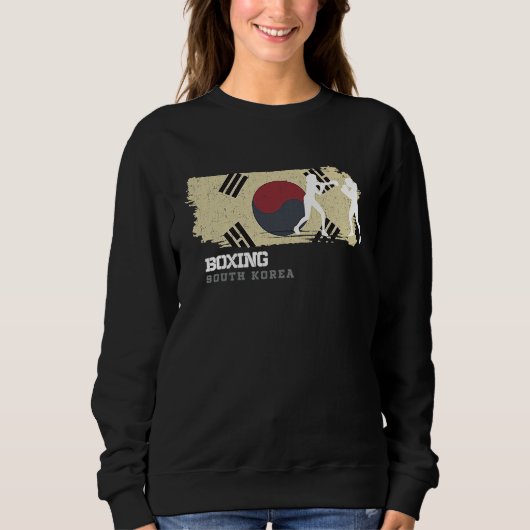 Sweatshirt Womens Boxing South Korea Combat Sports Fighter Bo (Devant)