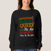 Sweatshirt Womens Chess Queen Most Powerful Piece Checkmate C (Devant)