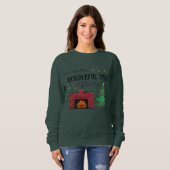 Sweatshirt Womens Crewneck Most Wonderful Time of The Year (Devant entier)