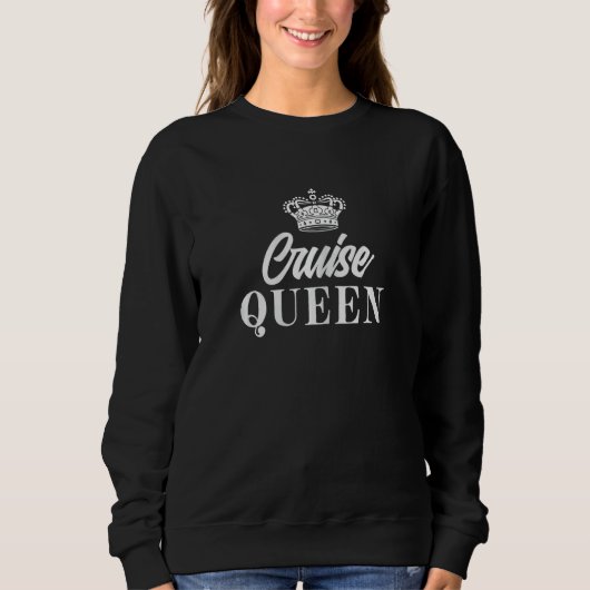 Sweatshirt Womens Cruising Girls Cruise Queen (Devant)
