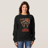 Sweatshirt Womens Dog USA Flag Cane Corso Mom 3 (Devant entier)