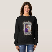 Sweatshirt Womens Domestic Violence Awareness Warrior Unbreak (Devant entier)