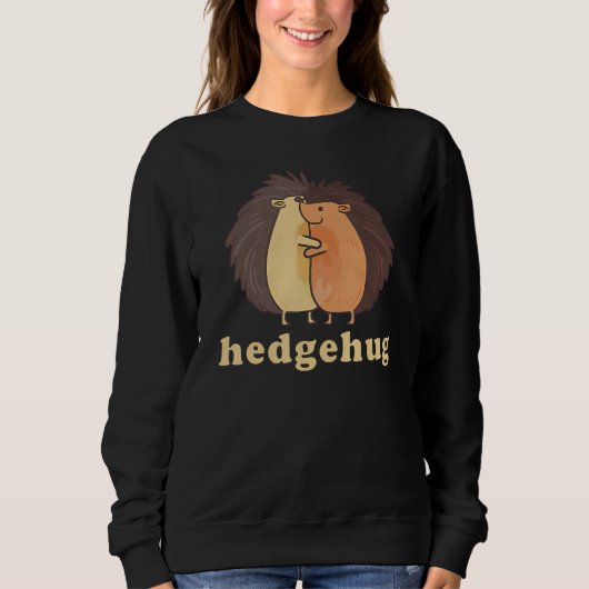 Sweatshirt Womens Hedgehog Valentine Hedgehog Costume  Hedgeh (Devant)
