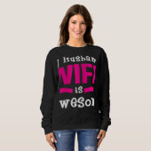 Sweatshirt Womens Humorous Statement Valentine's Day In Love  (Devant entier)