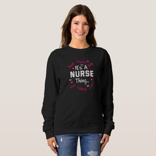 Sweatshirt Womens Its a Nurse Thing   (Devant entier)