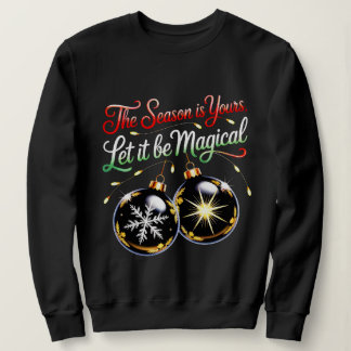 Sweatshirt Women's Magical Christmas Cozy Festive Winter Glow