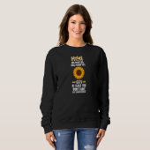 Sweatshirt Womens mimi no matter how hard life gets at least (Devant entier)
