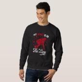 Sweatshirt Womens My Heart Is On The Line Offensive Lineman V (Devant entier)