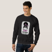 Sweatshirt Womens Operating Room Nurse Black Afro Women OR Nu (Devant entier)