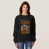 Sweatshirt Womens Proud Didi Of A 2023 Senior Basketball Grad (Devant entier)