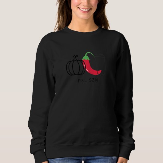 Sweatshirt Womens Pumpkin Spiced Latte Season for Fall Autumn (Devant)