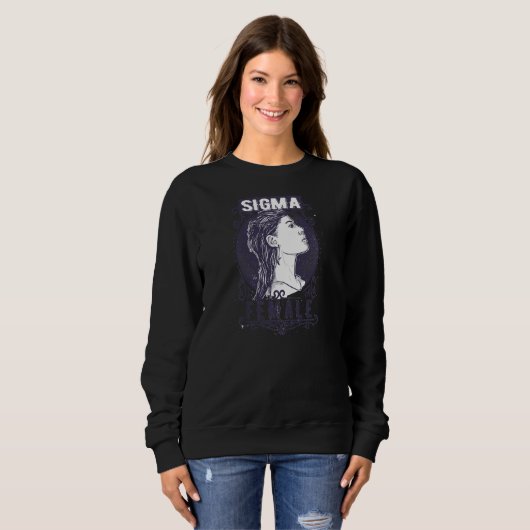 Sweatshirt Womens Sigma Female (Devant entier)