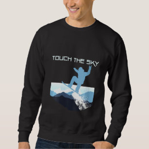 Sweatshirt Womens Snowboard Mountain Snowboard Freestyle T