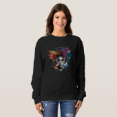 Sweatshirt Womens Strong Afro Black Women African American  1 (Devant entier)