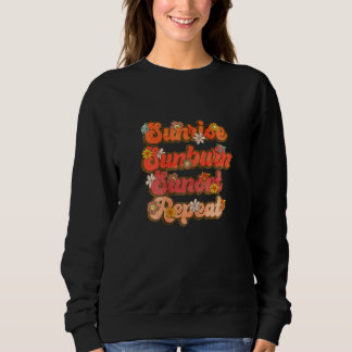Sweatshirt Womens Summer Vacation Beach