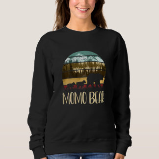 Sweatshirt Womens Vintage Momo Bear Retro Momo Mother s Day M