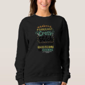Sweatshirt Womens Weekend Forecast Cross Stitch   (Devant)
