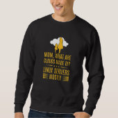 Sweatshirt Womens What Are Clouds Made Of Linux Cloud Comput (Devant)