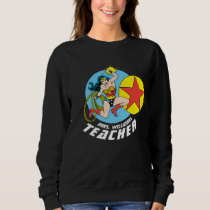 Sweatshirt Wonder Woman Étoile rouge enseignant