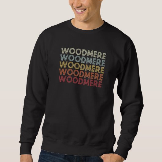 Sweatshirt Woodmere Louisiana Woodmere LA Retro Vintage Text (Devant)