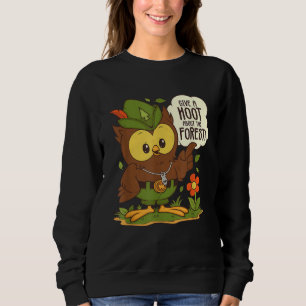 Sweatshirt Woodsy Owl donne un coup de coeur à propos de la J