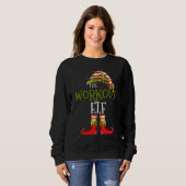 Sweatshirt workout Elf Group Matching Family Christmas (Devant entier)
