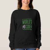 Sweatshirt World 0 Coder Coding Programming Code Coder Humo (Devant)