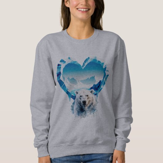 Sweatshirt World Day for Glaciers  (Devant)