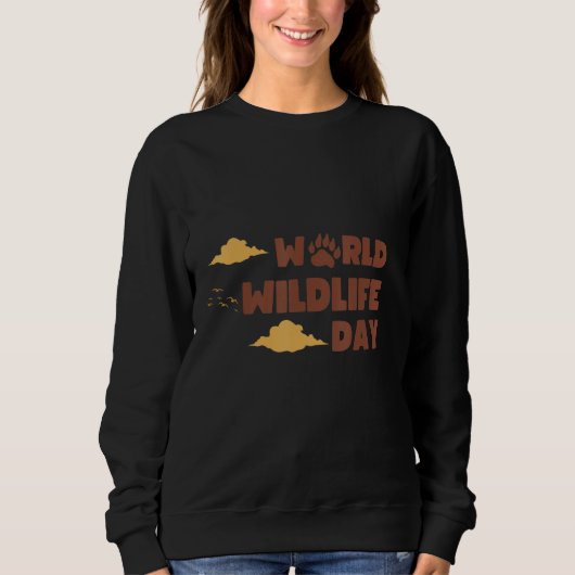 Sweatshirt World Wild Life Day  2 (Devant)