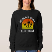 Sweatshirt World's Best Electrician Future Trades Apprentice  (Devant)