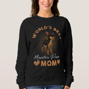 Sweatshirt Worldu2019s Meilleure Miniature Pinscher Maman Chi