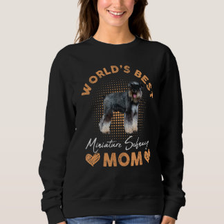 Sweatshirt Worldu2019s Meilleure Miniature Schnauzer Maman Ch