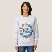 Sweatshirt Wreath Snowflake (Devant entier)