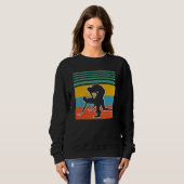 Sweatshirt Wrestling Retro Sunset Wrestler 1 (Devant entier)