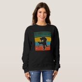 Sweatshirt Wrestling Retro Sunset Wrestler  1 (Devant entier)