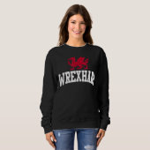 Sweatshirt Wrexham Wales Welsh Dragon Cymru (Devant entier)