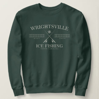 Sweatshirt Wrightsville Beach Ice Fishing, Caroline du Nord